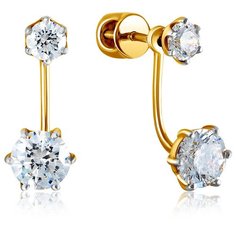 Бронницкий Ювелир Серьги из желтого золота L6111678000