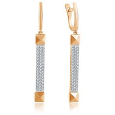 Бронницкий Ювелир Серьги из красного золота Д0268-027068