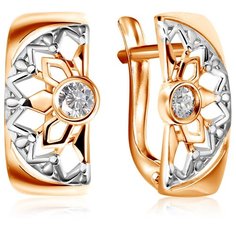 Бронницкий Ювелир Серьги из красного золота Д0268-027659