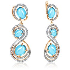 Бронницкий Ювелир Серьги из красного золота Ф7157-02-6740