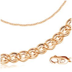 Бронницкий Ювелир Браслет из красного золота 110505001, 18 см, 2.61 г