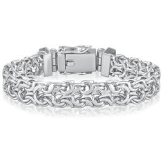 Бронницкий Ювелир Браслет из серебра 130-157, 24 см, 82.67 г