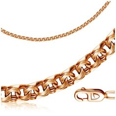 Бронницкий Ювелир Браслет из красного золота 120803821, 21 см, 9.36 г