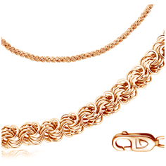 Бронницкий Ювелир Браслет из красного золота 120503500, 18 см, 7.24 г