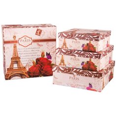 Комплект коробок из 4-х шт. квадрат 189526 Русские подарки