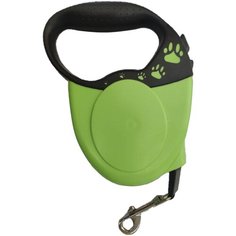 Рулетка-поводок Lilli Htech неон, зеленая,5м