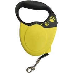 Рулетка-поводок Lilli Htech неон,желтая, 5м