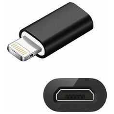 Переходник адаптер Micro USB на Apple Lightning, 2А, Deppa