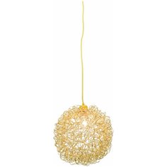 KARE Design Люстра Cabel Spaghetti, коллекция "Кабельное Спагетти" 34*30*34, Алюминий, Ткань, Желтый