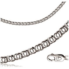 Бронницкий Ювелир Браслет из серебра 72075G229, 23 см, 13.55 г