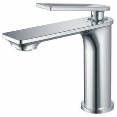 HAIBA Смеситель для раковины (умывальника) латунный с литым изливом, хромированный