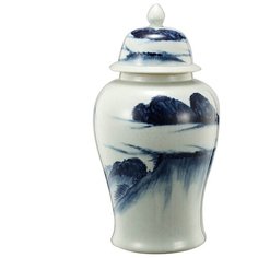 Ваза с крышкой 24x24x46 см, Glasar ГЛАСАР
