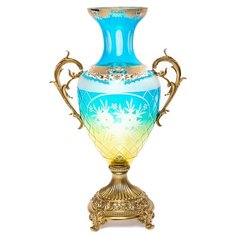 Ваза стеклянная "Imperial Bohemy" 29х19х46см, Glasar ГЛАСАР