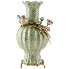 Ваза с птицей 25x20x38см, Glasar ГЛАСАР