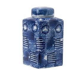 Ваза с крышкой 14x14x26см, Glasar ГЛАСАР
