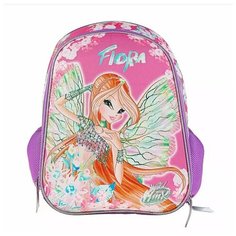 Ранец каркасный Flowers в розово-сиреневых тонах ПСВ Холдинг