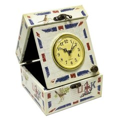 Шкатулка с часами 15x16x10см ГЛАСАР