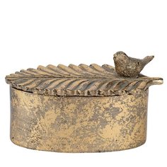 Шкатулка с птичкой 16x10x9 см ГЛАСАР