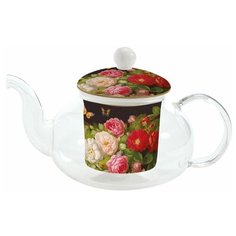 Чайник заварочный с ситечком для заваривания "Victorian Garden" в подарочной упаковке Easy Life