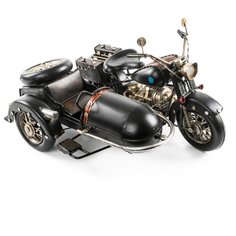 Предмет интерьера "Мотоцикл Байкер с коляской" 33х23х20 см, Металл Seashop