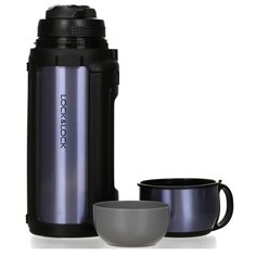 Термос "LocknLock" Hot&Cool , 1,5 л, сапфир-золотой