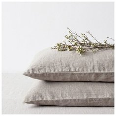 Подушка льняная "Home Linen" 70х70 , модель Спальная, р-р 68x68см. Слуцкие Пояса