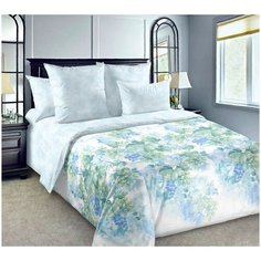 Постельное белье "Виноградная лоза 2", перкаль (Евро), Книжка ПВХ Текс Дизайн