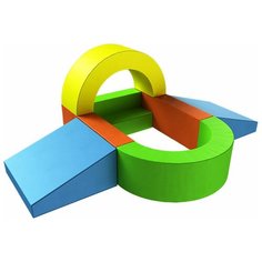 Мягкий игровой комплекс ROMANA Лодка ДМФ-МК-07.76.05, разноцветный