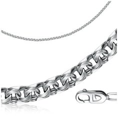 Бронницкий Ювелир Цепь из серебра 820603821, 50 см, 10.1 г