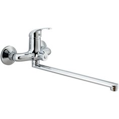 Смеситель для ванны EKKO E22109 однорычажный, длинный излив