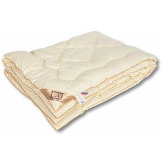 Одеяло АльВиТек Модерато, классическое всесезонное, 172 х 205 см (сливочный)