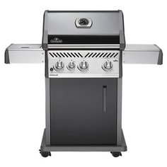 Гриль Napoleon Rogue 425 SB, 130х63х120 см, черный/стальной