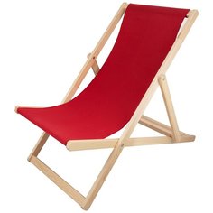 Шезлонг KETT-UP PICNIC ECO, красный