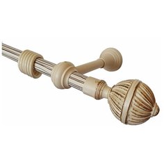 Карниз Комбо 1-ряд 140см. Крем Дубрава