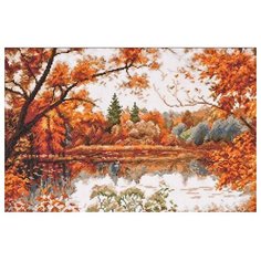 08.008 Набор для вышивания Палитра Отражение осени, 39х26 см