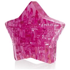 Головоломка Crystal Puzzle Звезда розовая
