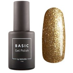 Гель-лак для ногтей Masura Basic, 11 мл, Золотая Пудра