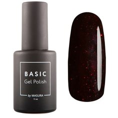 Гель-лак для ногтей Masura Basic, 11 мл, Бордовая Роза