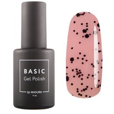 Гель-лак для ногтей Masura Basic, 11 мл, Черный твид
