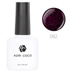 Гель-лак для ногтей ADRICOCO Gel Polish, 8 мл, 082 мерцающая черная орхидея