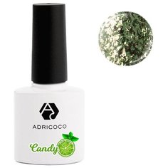 Гель-лак для ногтей ADRICOCO Candy, 8 мл, 07 лайм с мятой