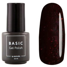 Гель-лак для ногтей Masura Basic, 3.5 мл, Бордовая Роза