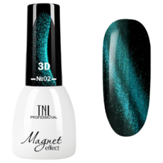 Гель-лак для ногтей TNL Professional Magnet effect 3D, 7 мл, №02
