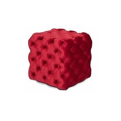 Пуф Black & White с металлическим основанием синий