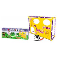 Ворота футбольные 2 в 1 / Аксессуары для футбола ворота, мяч с насосом, мишень для точечных ударов Panawealth Inter Holdings