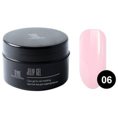 Гель-желе TNL Professional Jelly Gel моделирующий камуфлирующий, 18 мл 06 бледно-розовый
