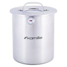 Ветчинница из нержавеющей стали с термометром 2.5 л. Kamille KM6513