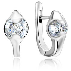 Бронницкий Ювелир Серьги из белого золота 66319746000