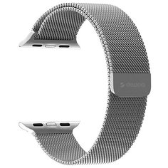Ремешок Deppa Band Mesh для Apple Watch 42/44 mm нержавеющая сталь серебристый