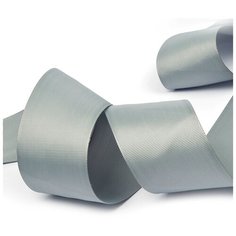 Лента Ideal репсовая в рубчик шир.50мм цв. 012 (096) серый уп.27,42м